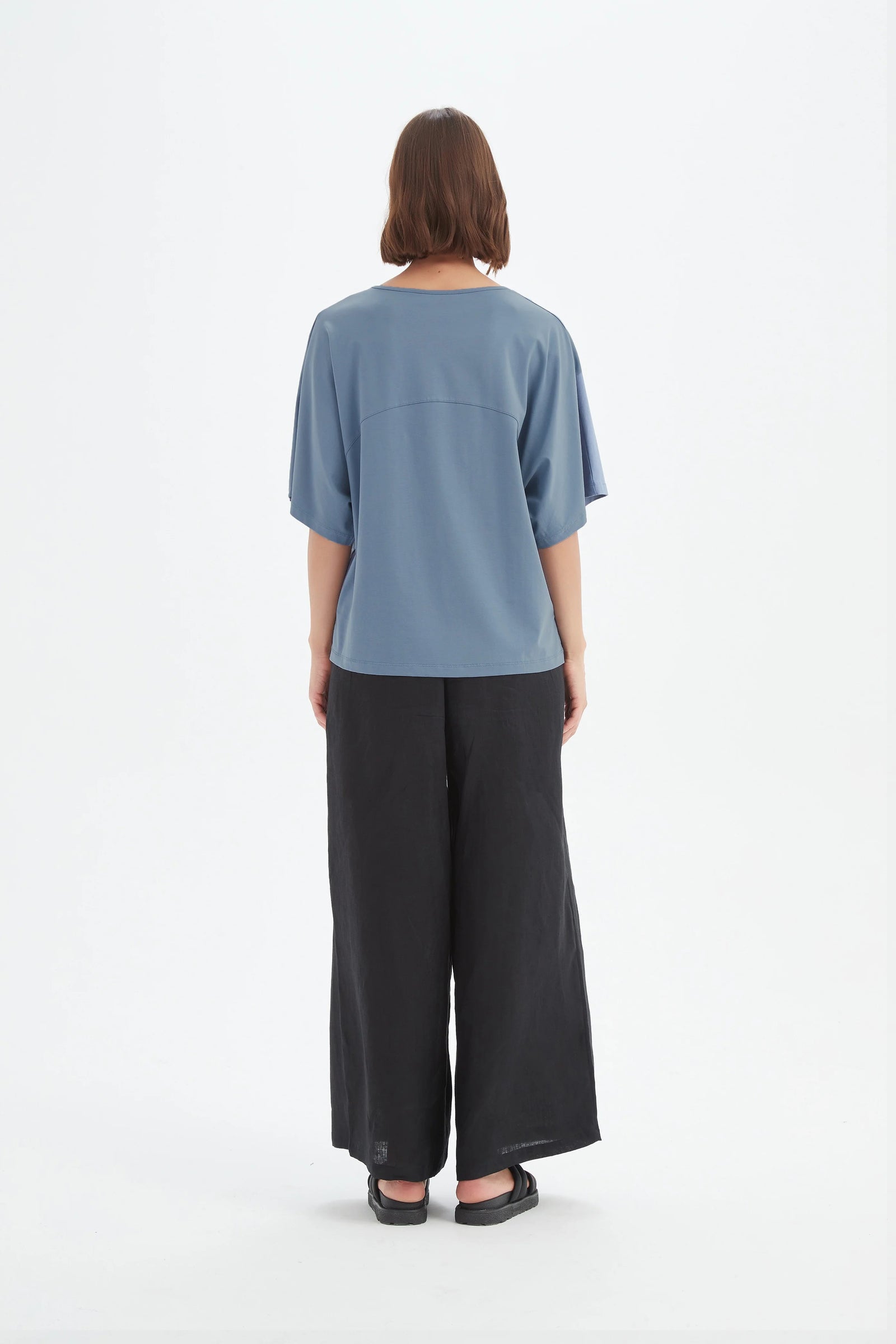 Wide Sleeve Yoke Tee