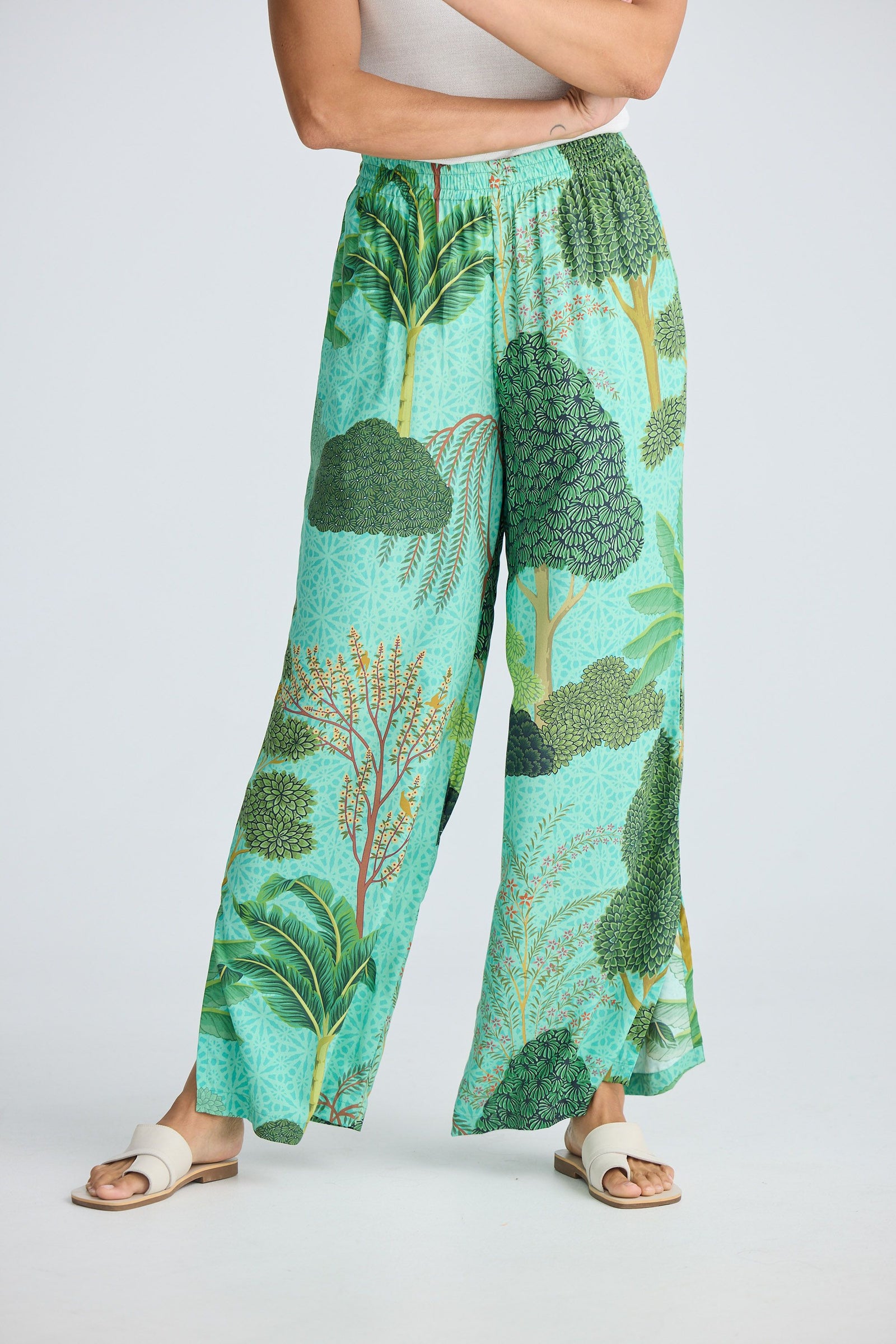 Fly Away Pant - Rainforest Print