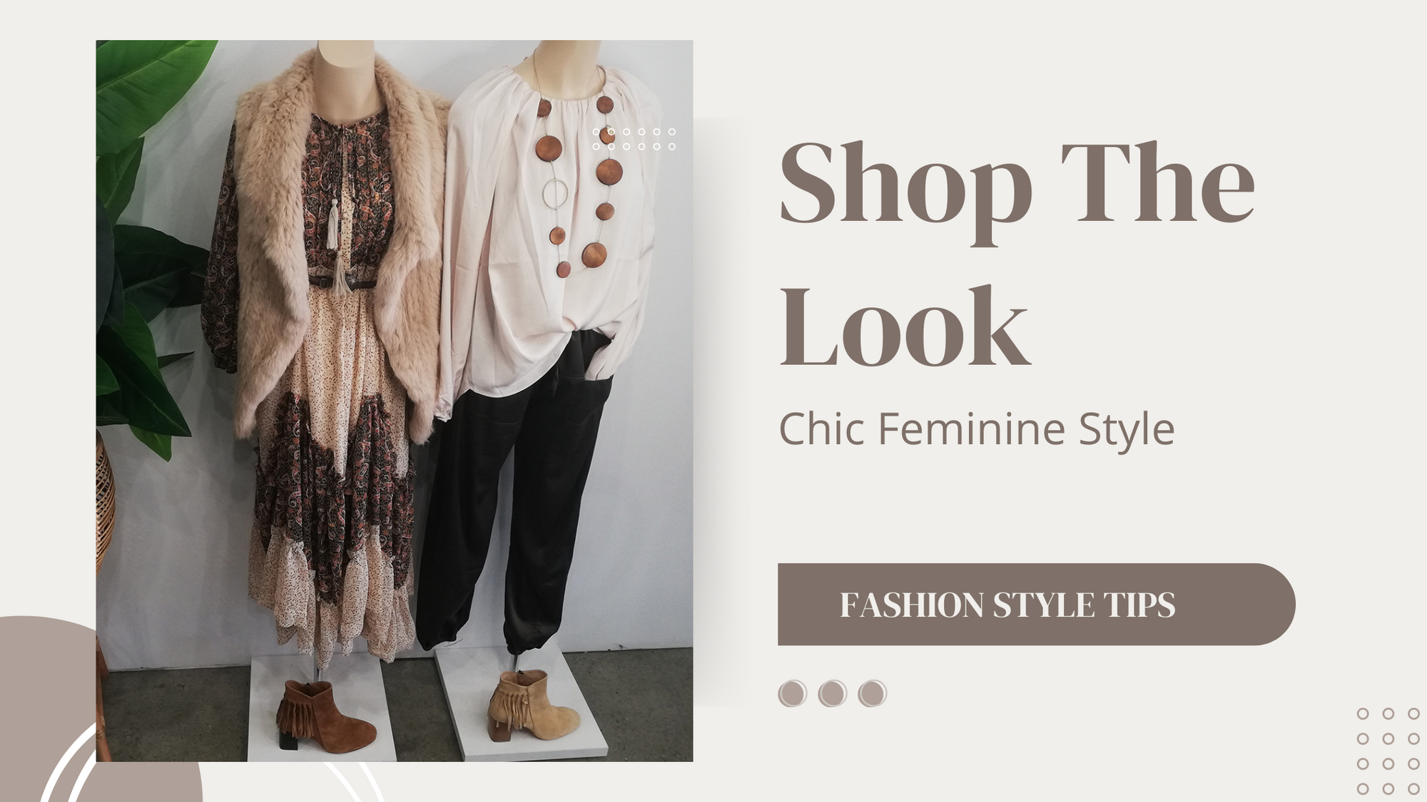 Shop the Look - Chic Feminine Style in Boho Dresses and Satin Coordinates at Kindred Spirit Boutique and Gift