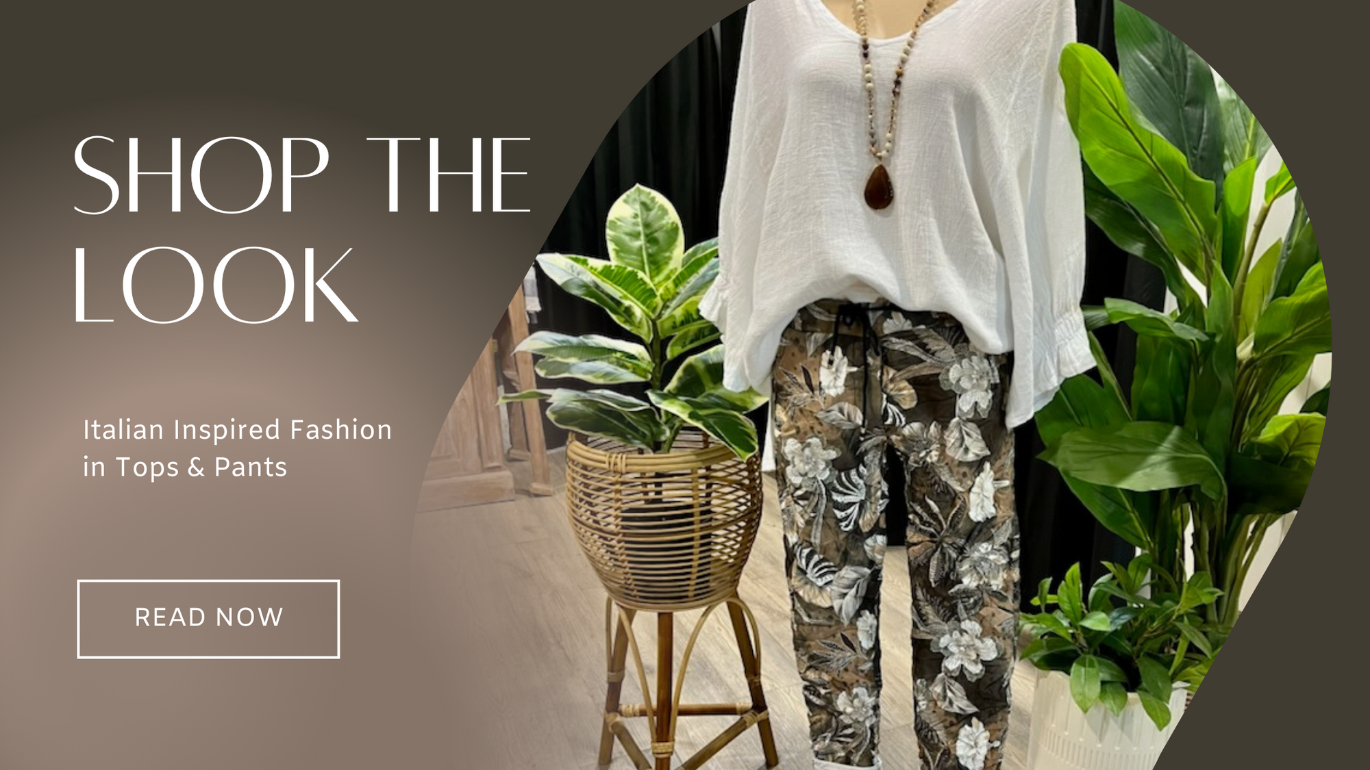 Shop the Look - Italian Inspired Fashion in Tops & Pants