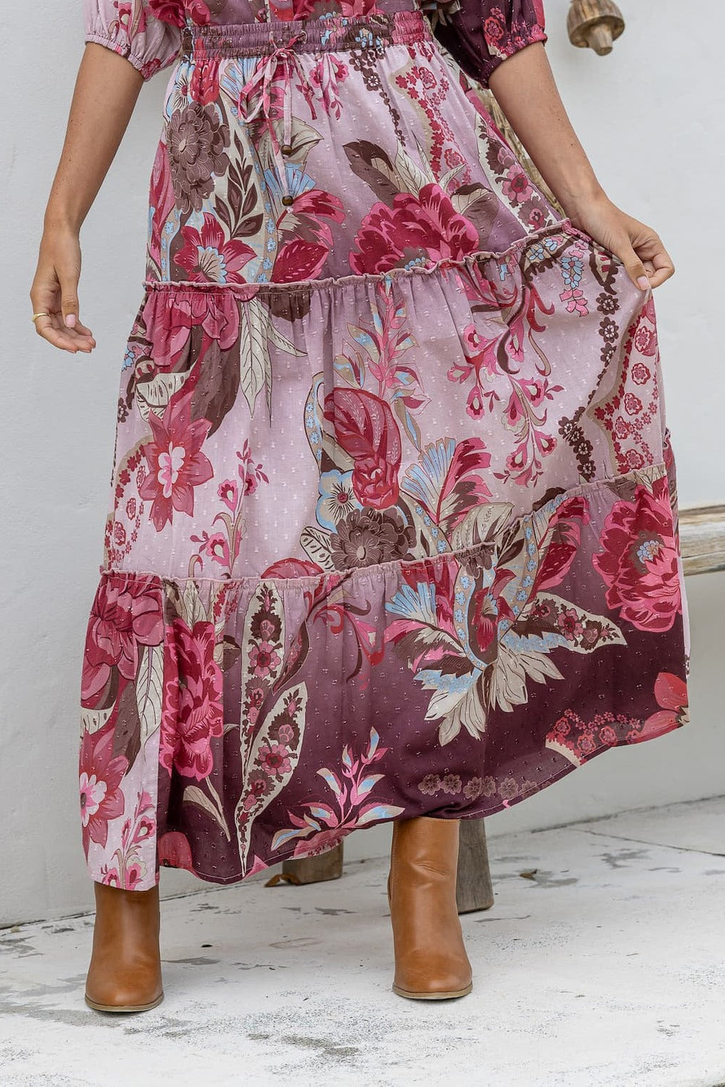 Cotton Dobby Skirt