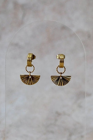 Vera Hoop Studs