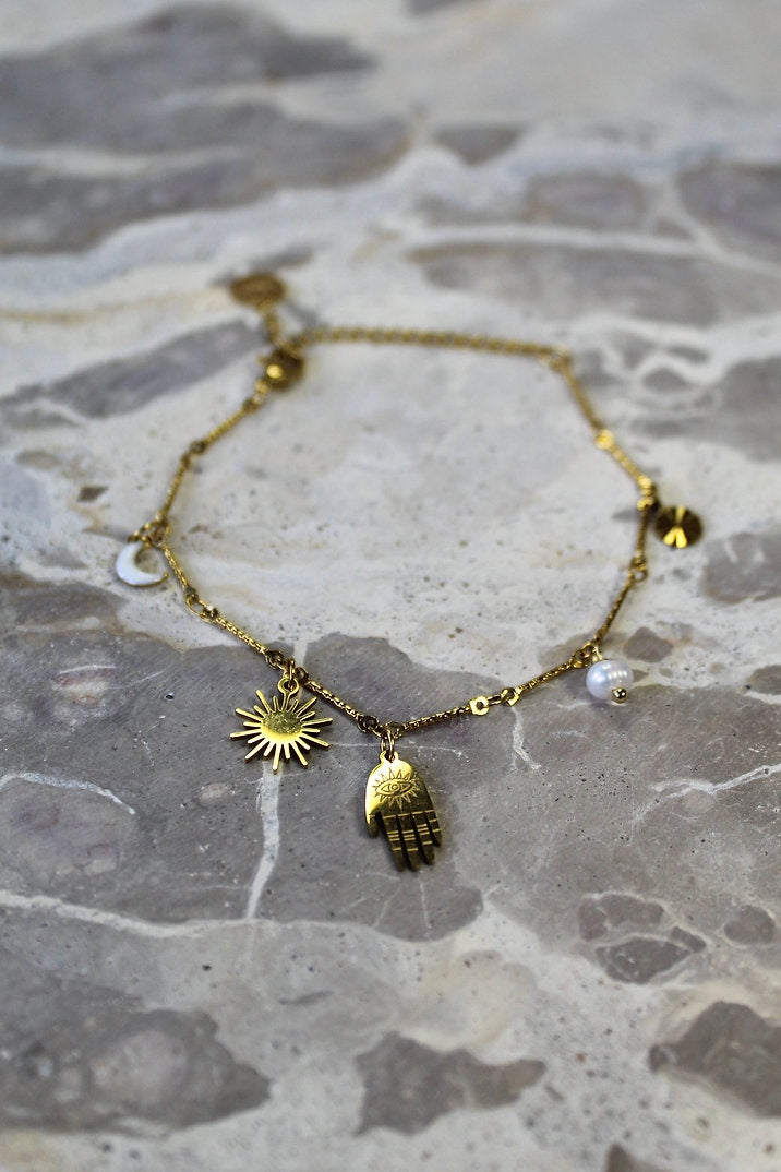Charm Cluster Bracelet