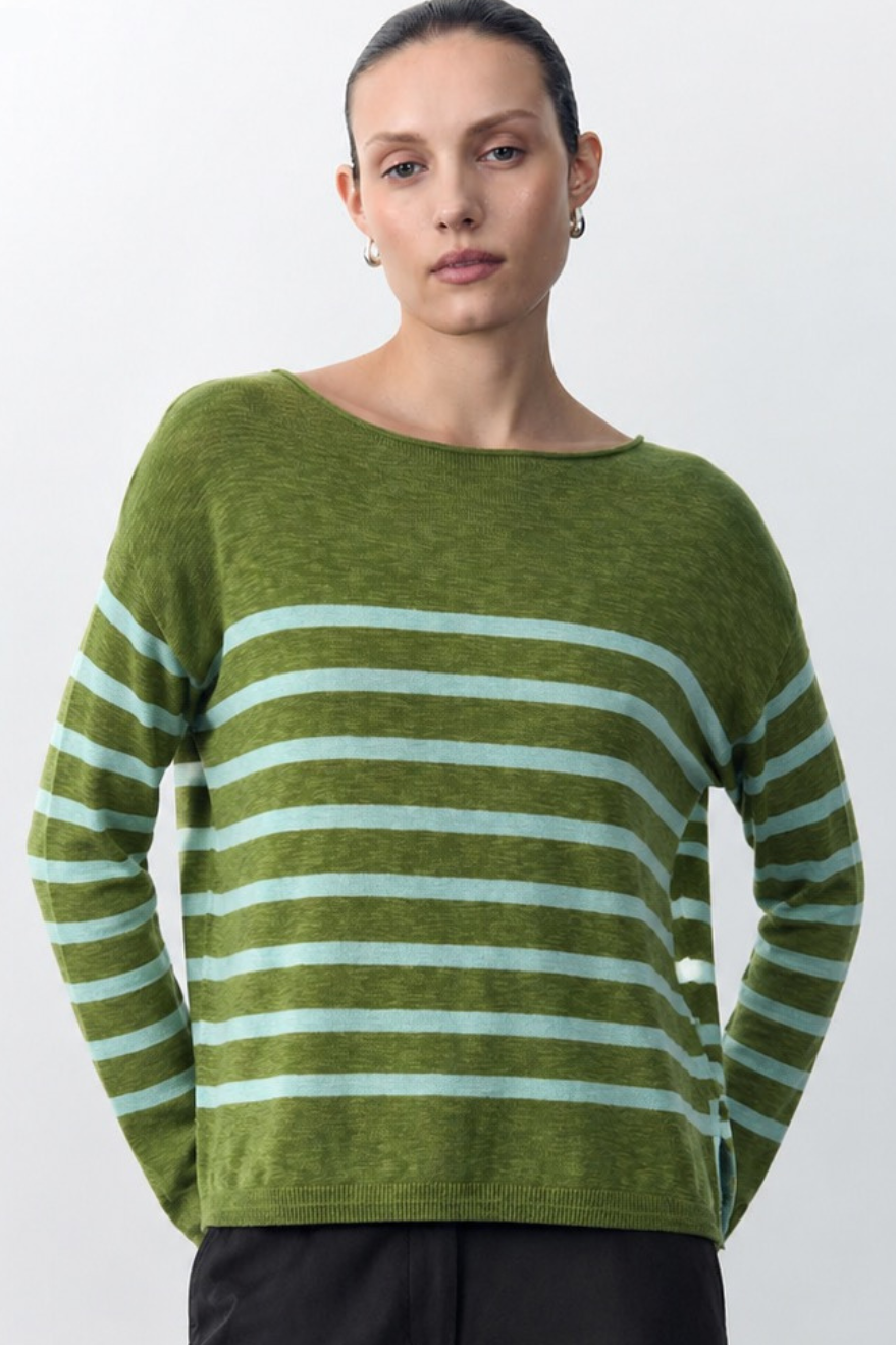 Bobbie Stripe Knit Top