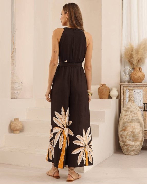 Multi Palm Jumpsuit