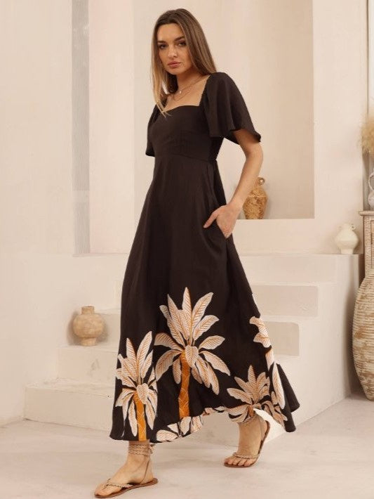 Multi Palm Dress