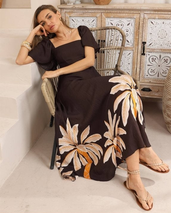 Multi Palm Dress