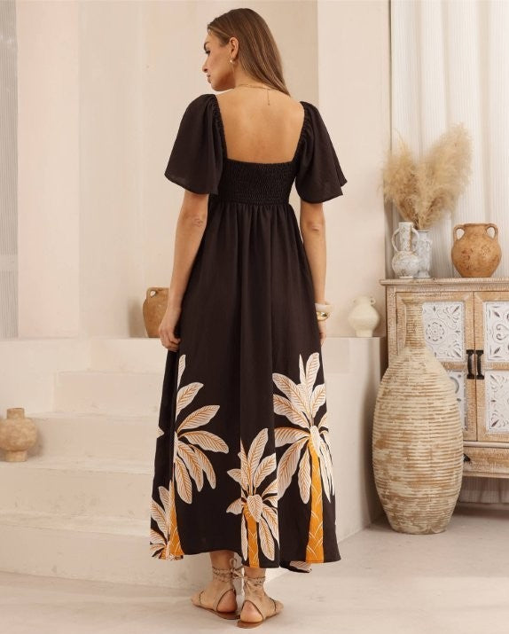 Multi Palm Dress