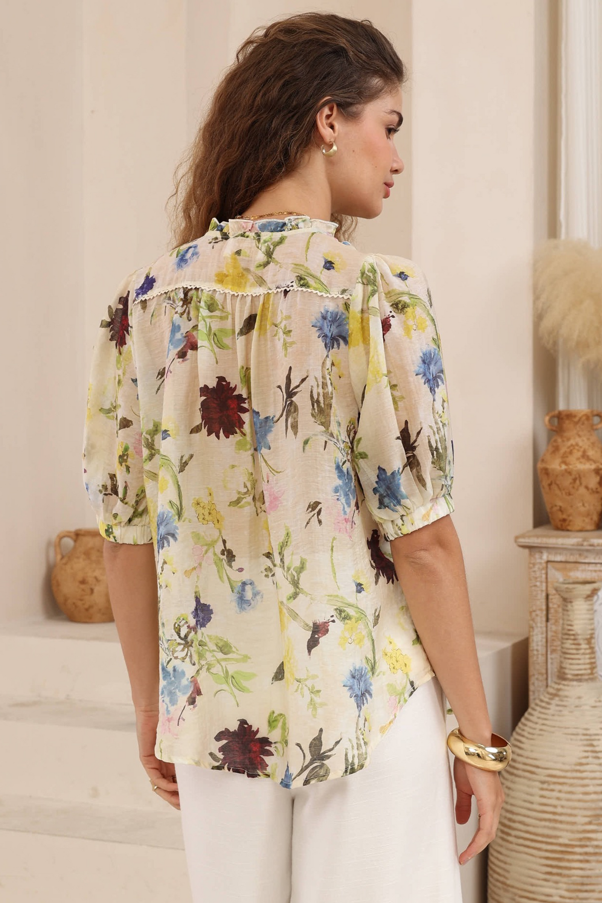 Multi-Coloured Floral Shirt