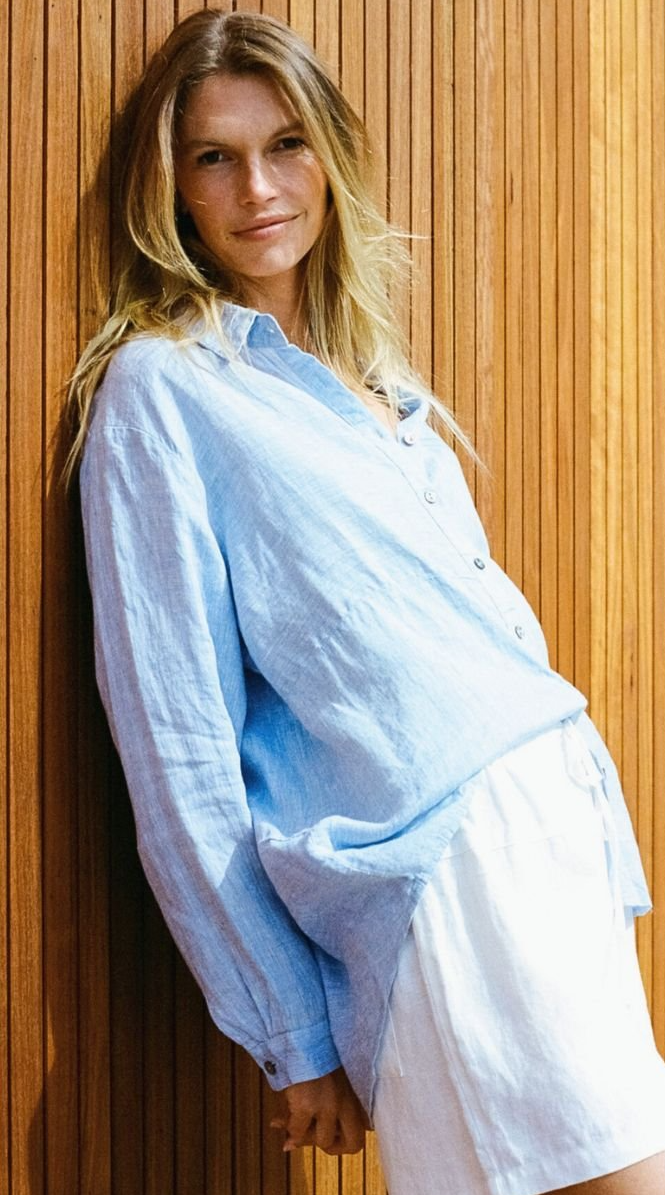 Textured Linen Shirt