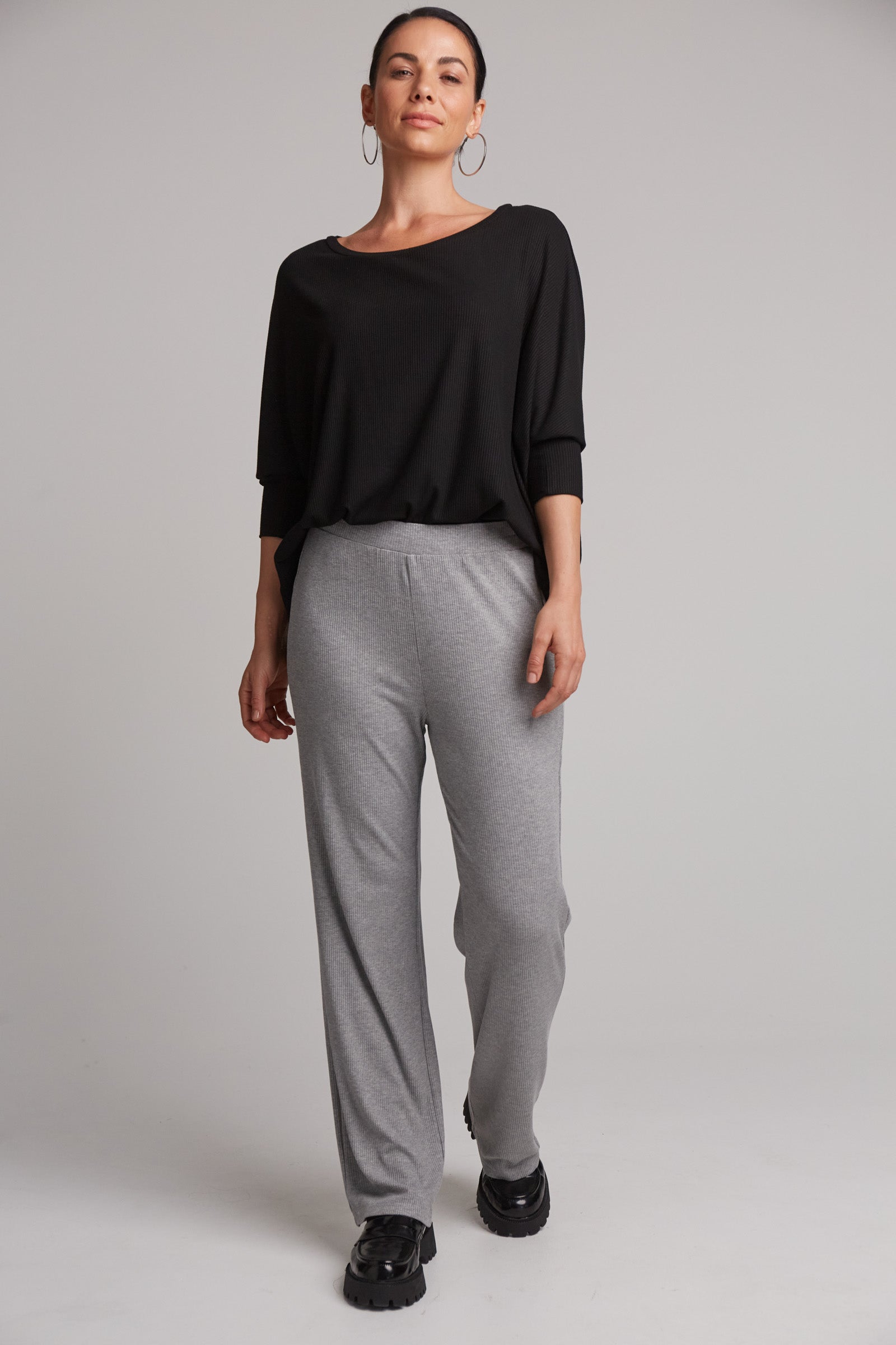 Grey studio jersey pants eb&ive ladies 