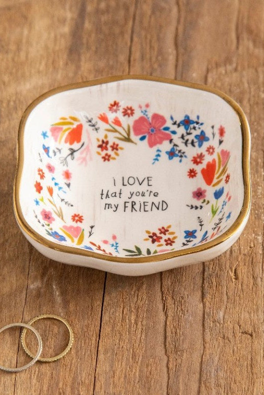 Antiqued Trinket Bowl