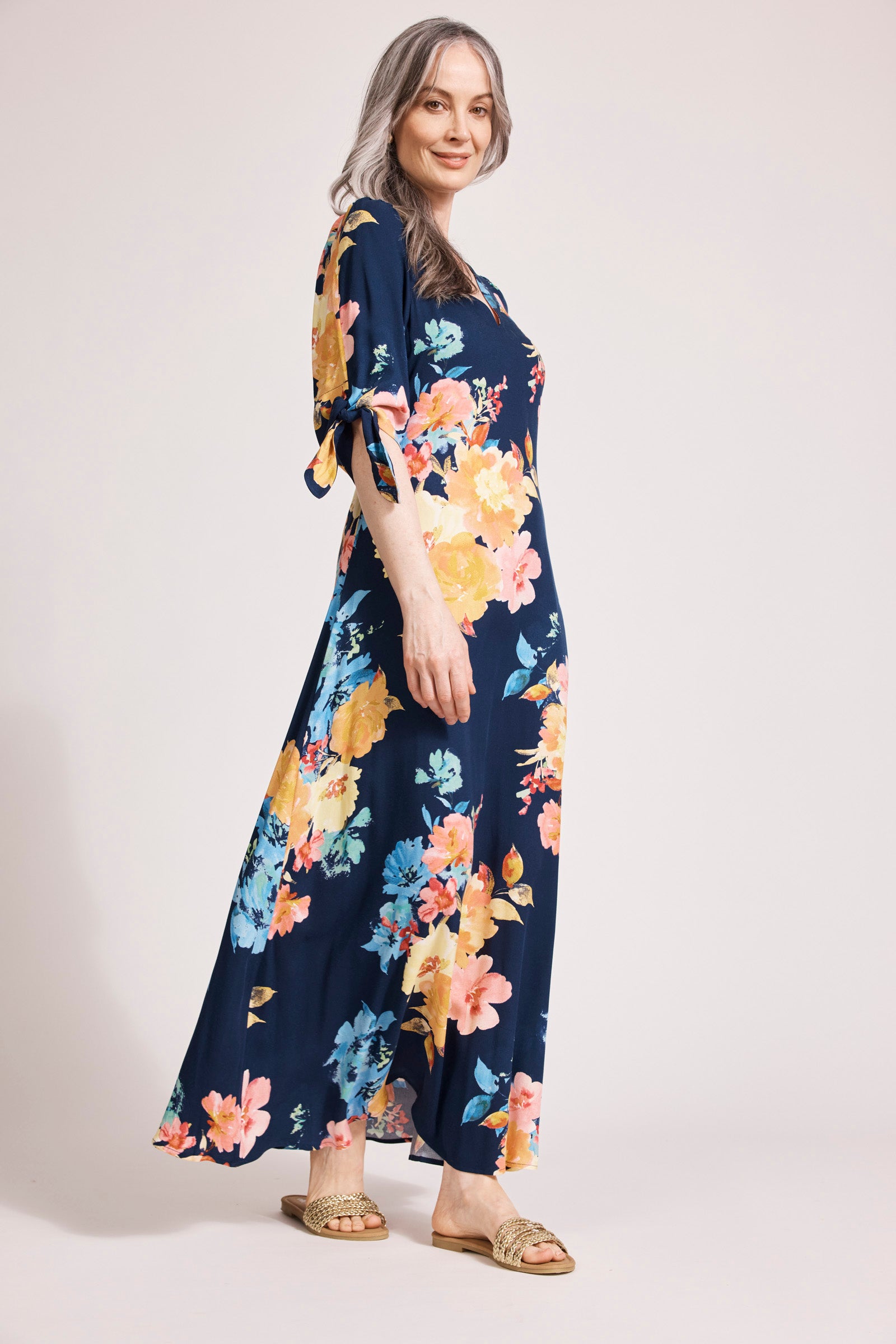 Parisio Tie Maxi Dress