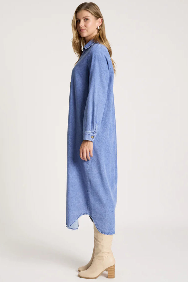 Bodhi Denim Shirt Dress