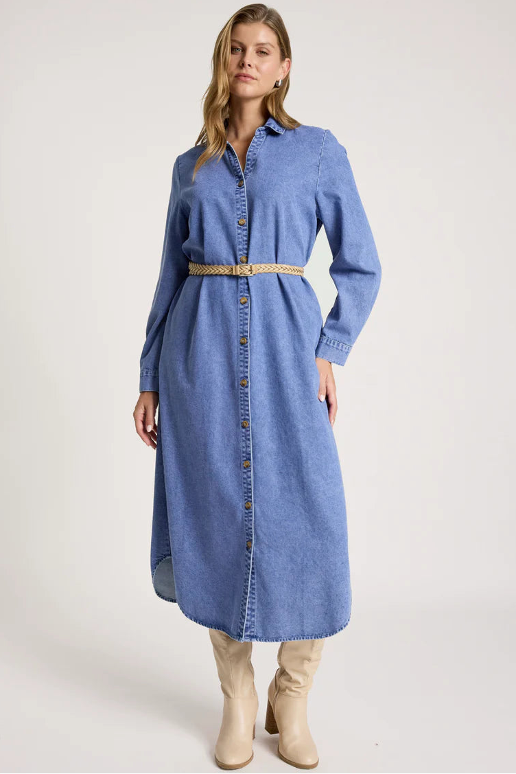 Bodhi Denim Shirt Dress