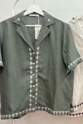 Palm Drift Stitch Top