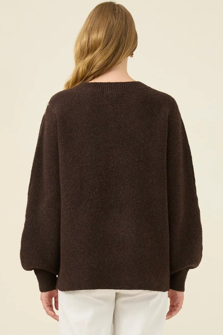 Miru Stitch Flower Jumper