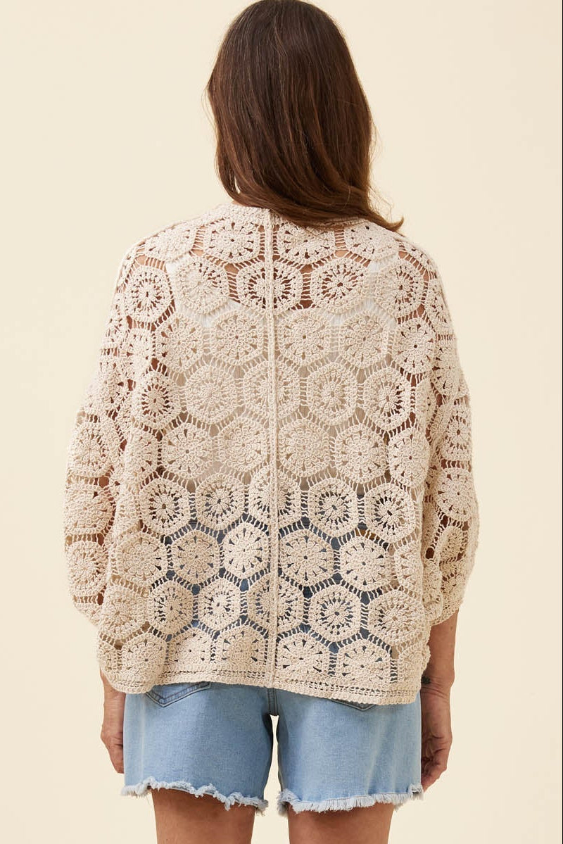 Maggie Crochet Cape