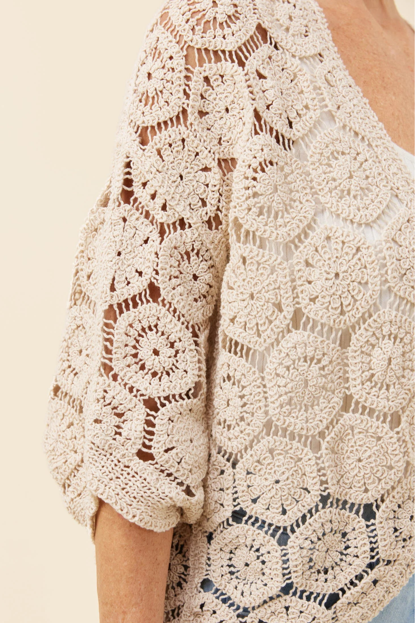Maggie Crochet Cape