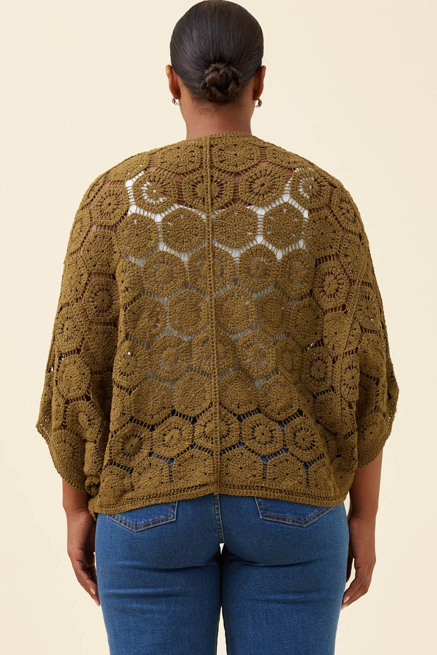 Maggie Crochet Cape