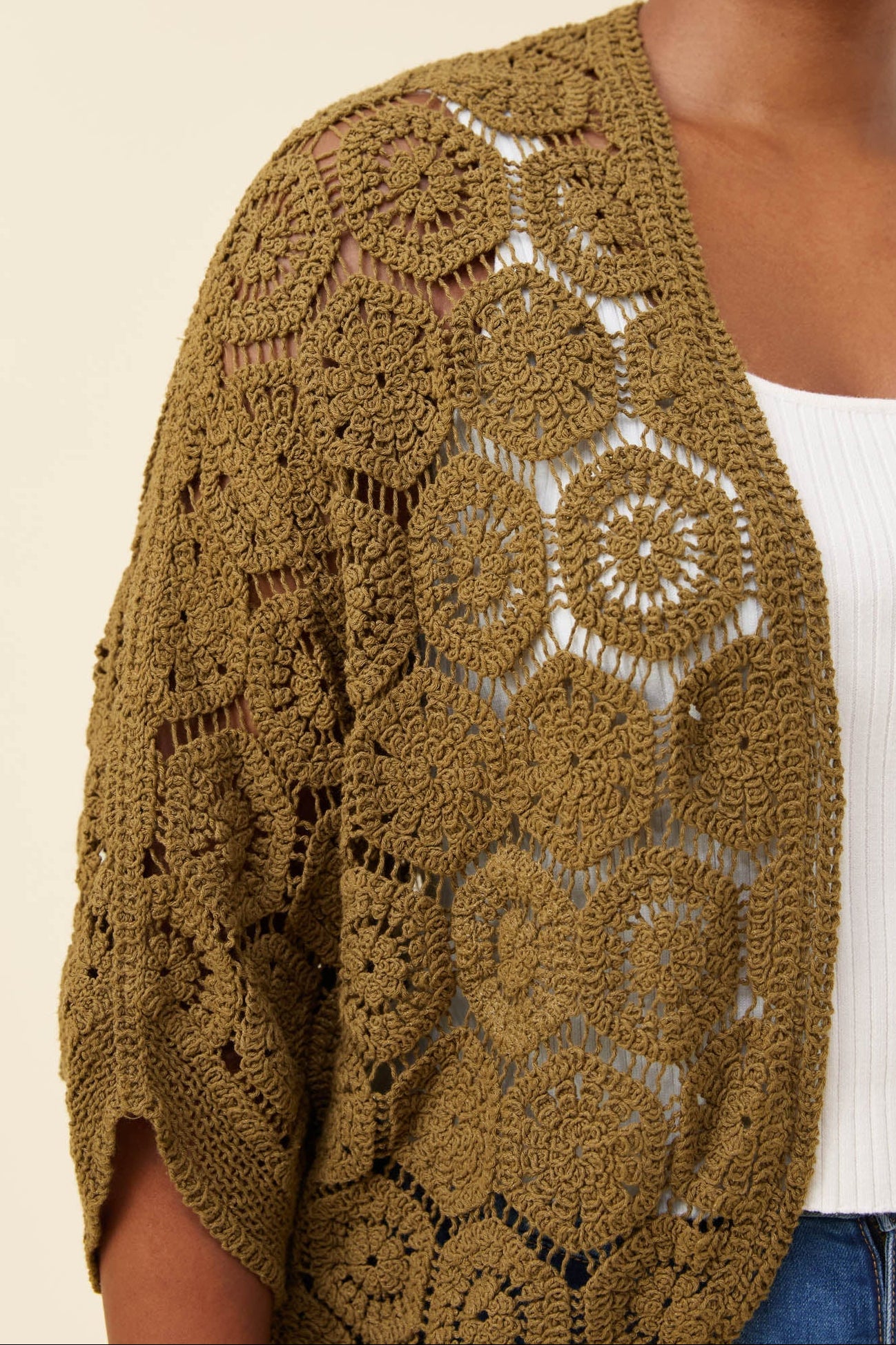 Maggie Crochet Cape