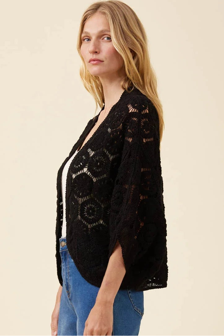 Maggie Crochet Cape