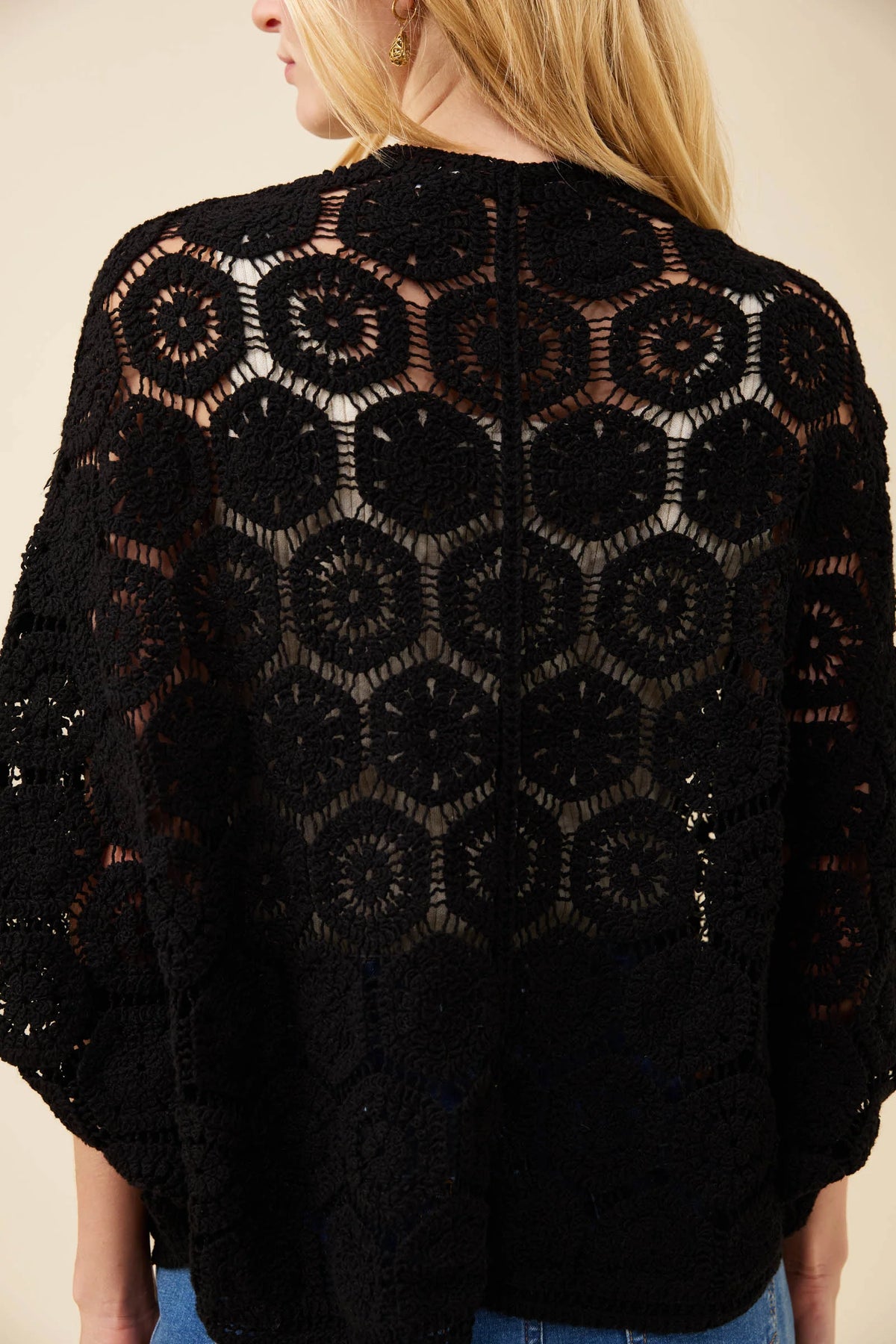 Maggie Crochet Cape