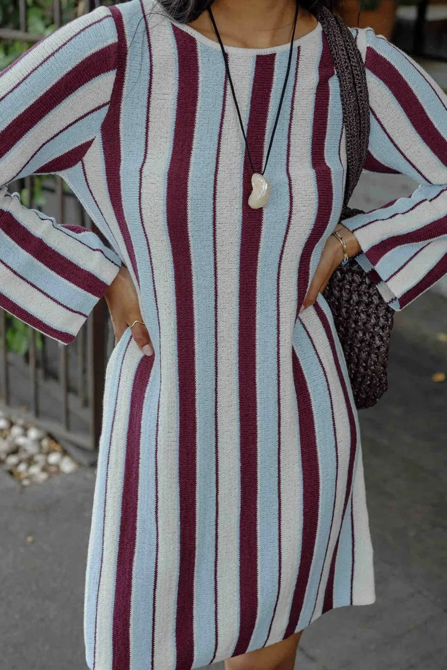 Chloe Stripe Mini Dress