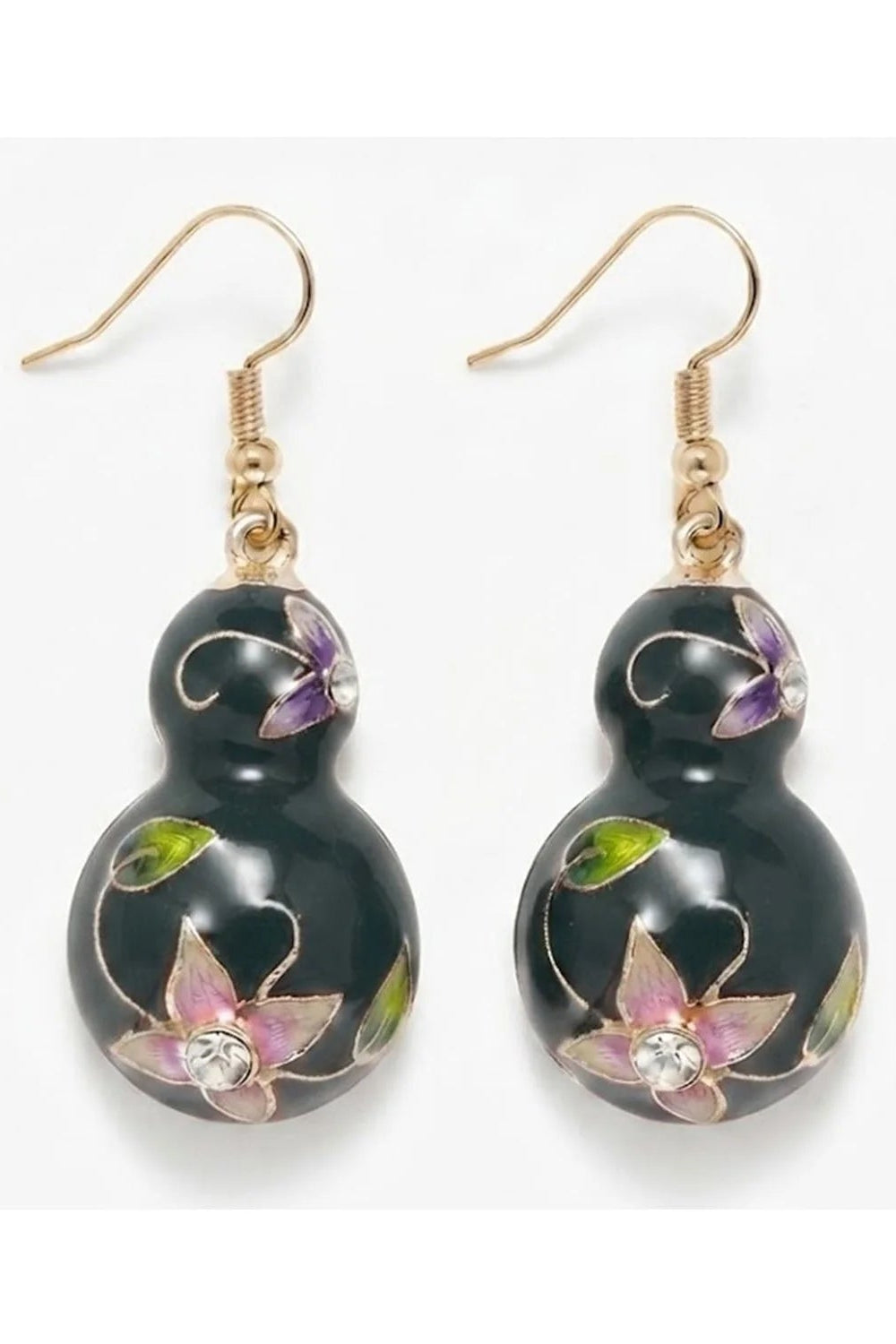Enamel Hana Drop Earrings