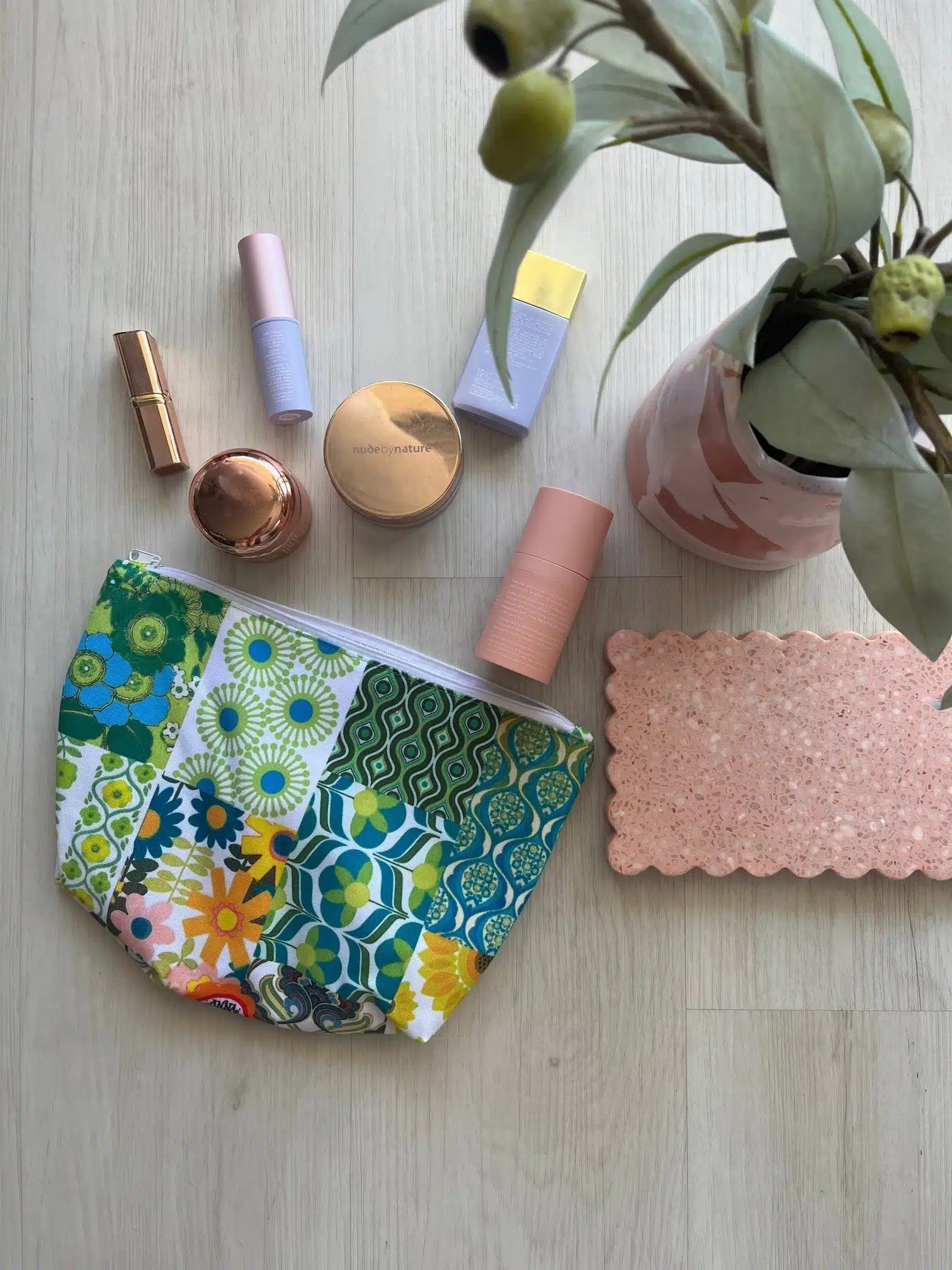 Canvas Makeup Bag
