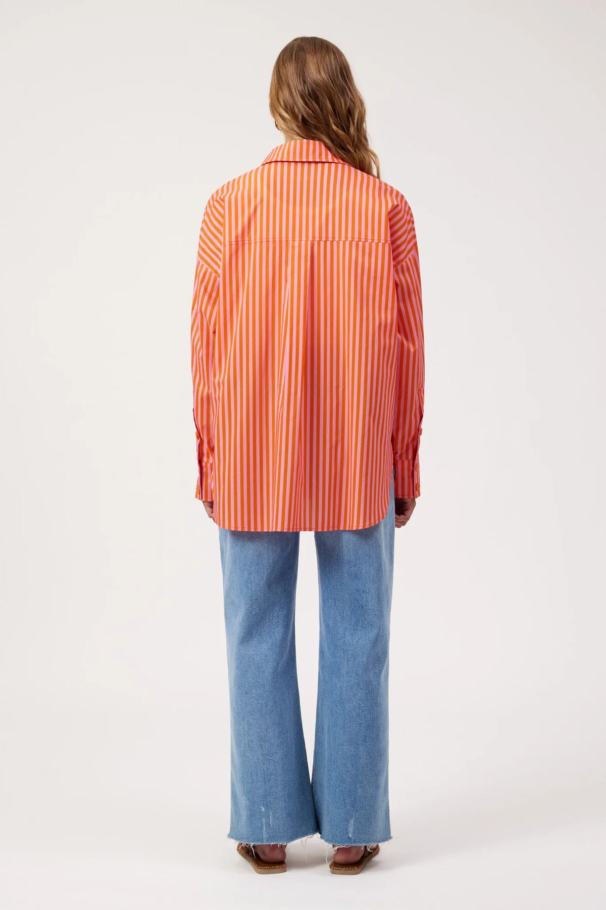 Mykonos Embroidered Stripe Shirt