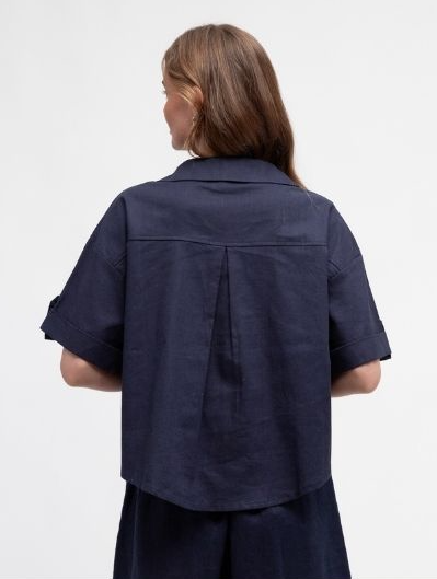 April Back Pleat Shirt