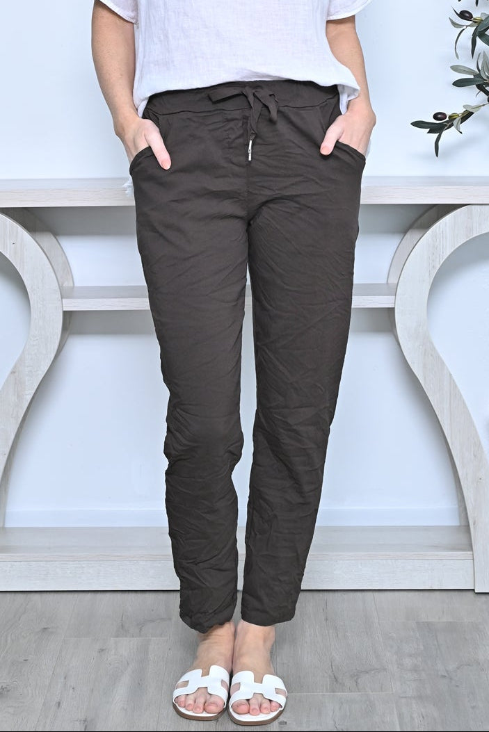 Stretchy Crinkle Pant