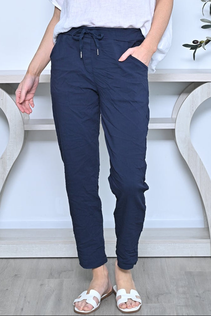 Stretchy Crinkle Pant