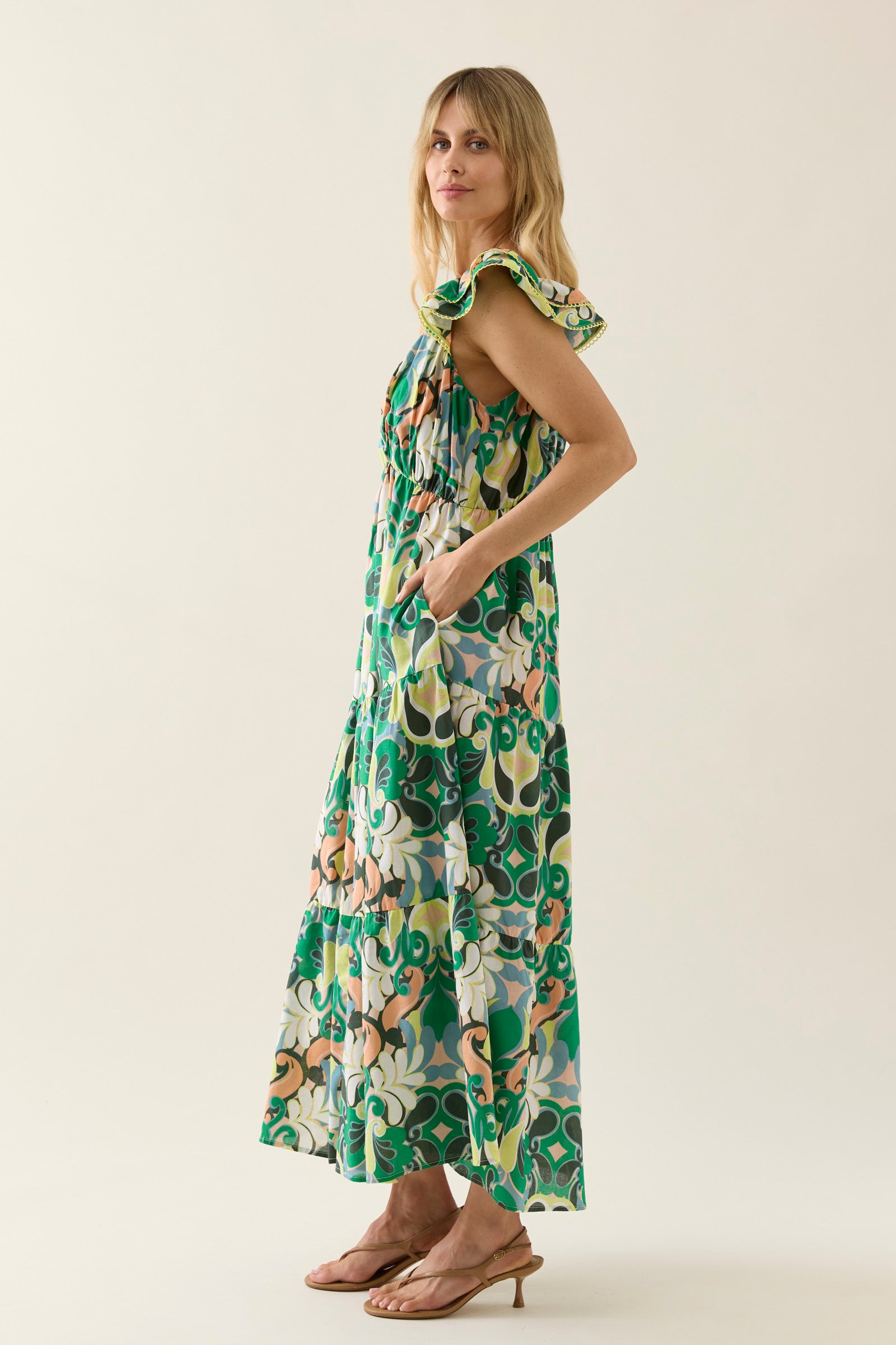 Aurora Frill Tank Dress