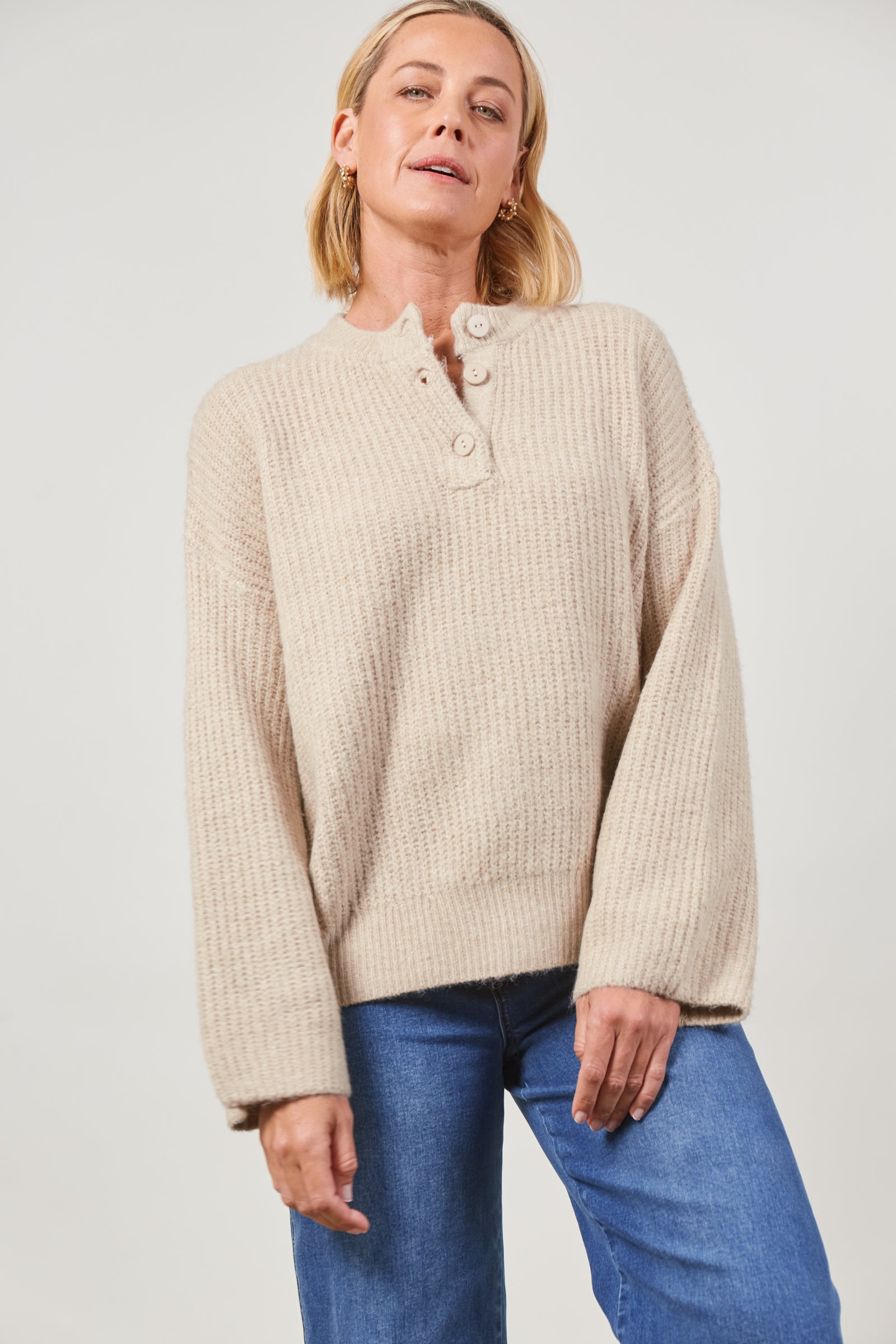 Avenue Button Jumper