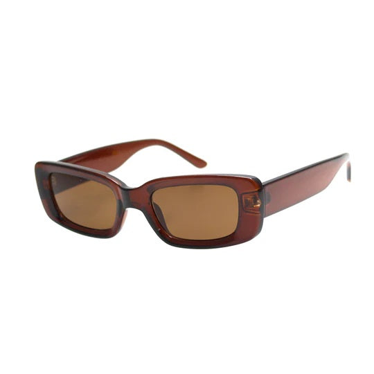 Reality eyewear's Bianca sunglasses in choc brown.