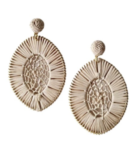Billie Raffia Earring
