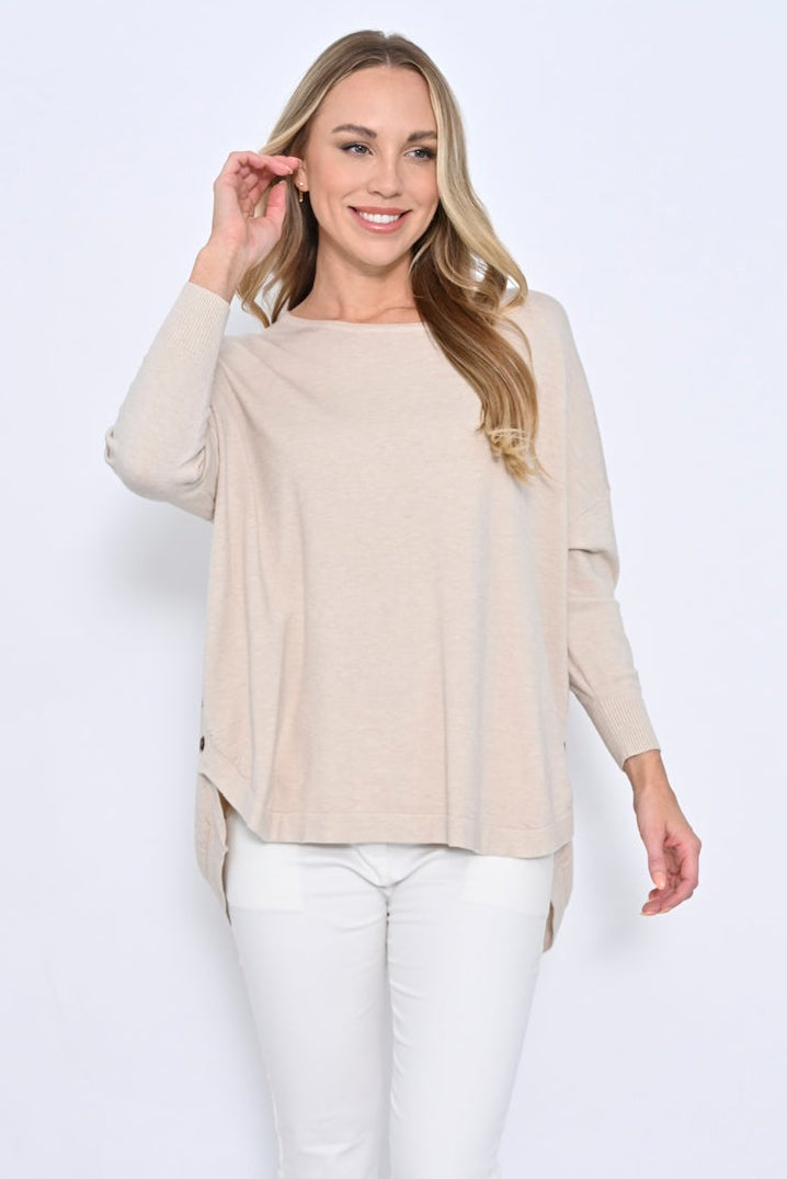 Buttoned Knit Top