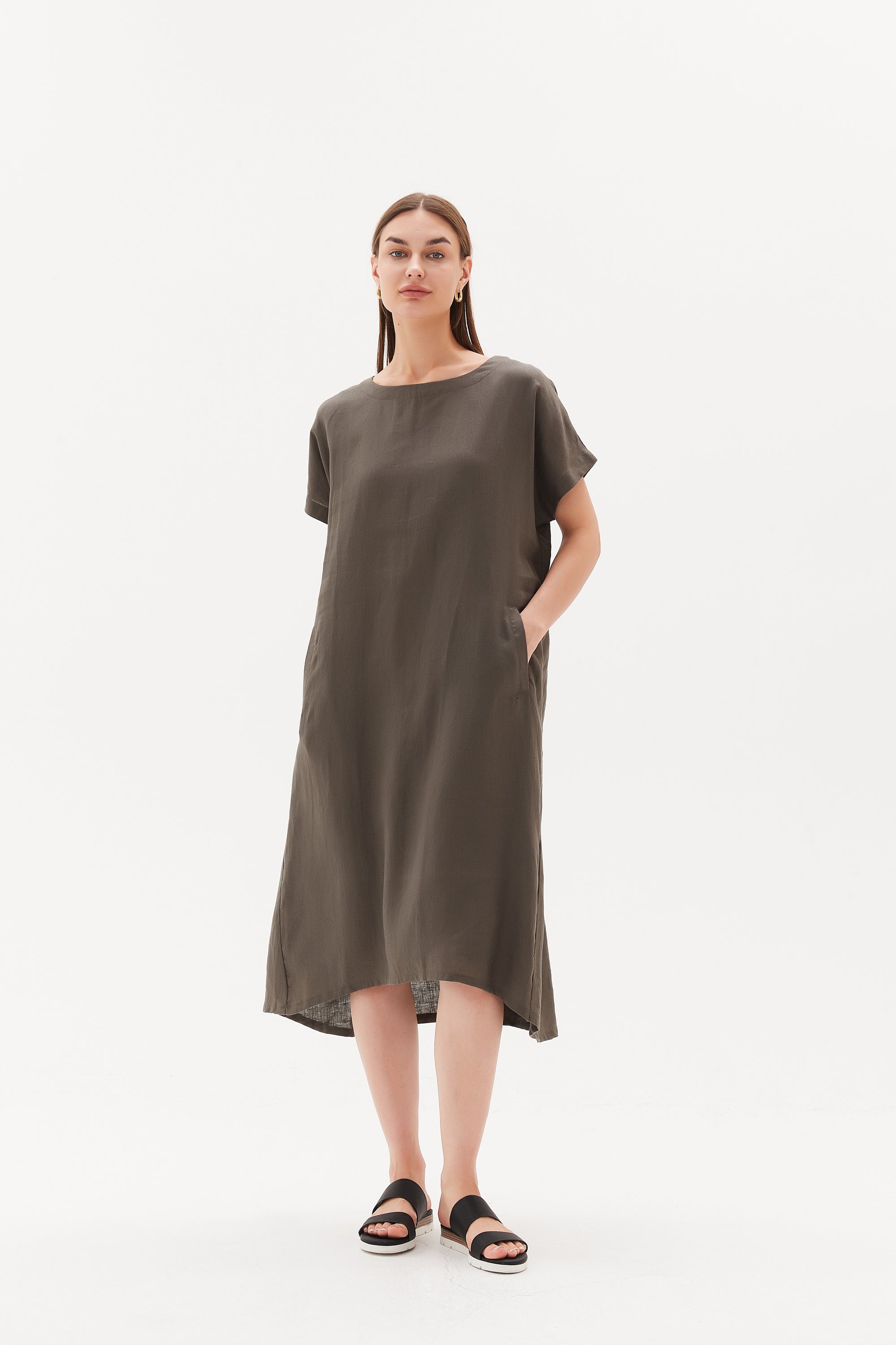 Elastic Gather Dress