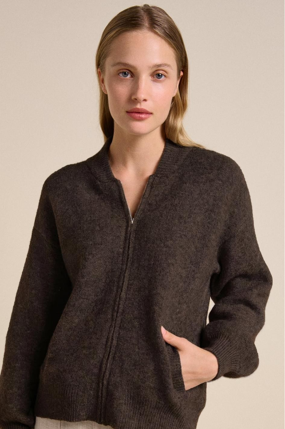 Knitted Bomber