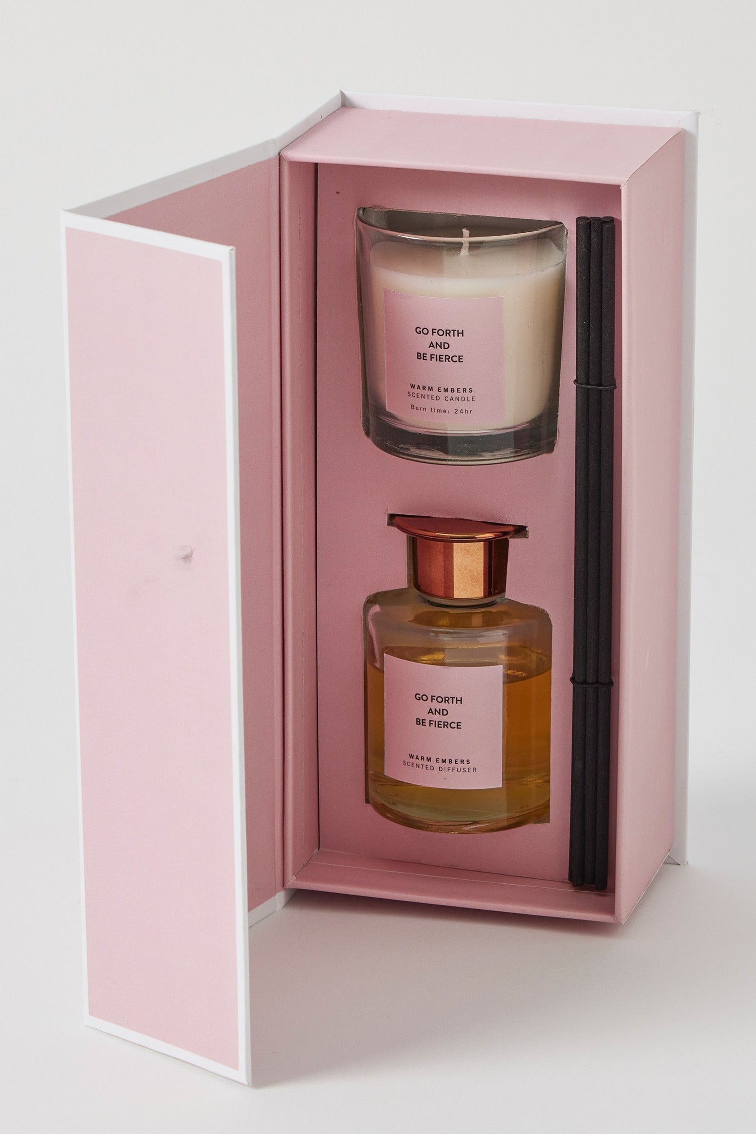 Go Forth And Be Fierce - Candle & Diffuser Set