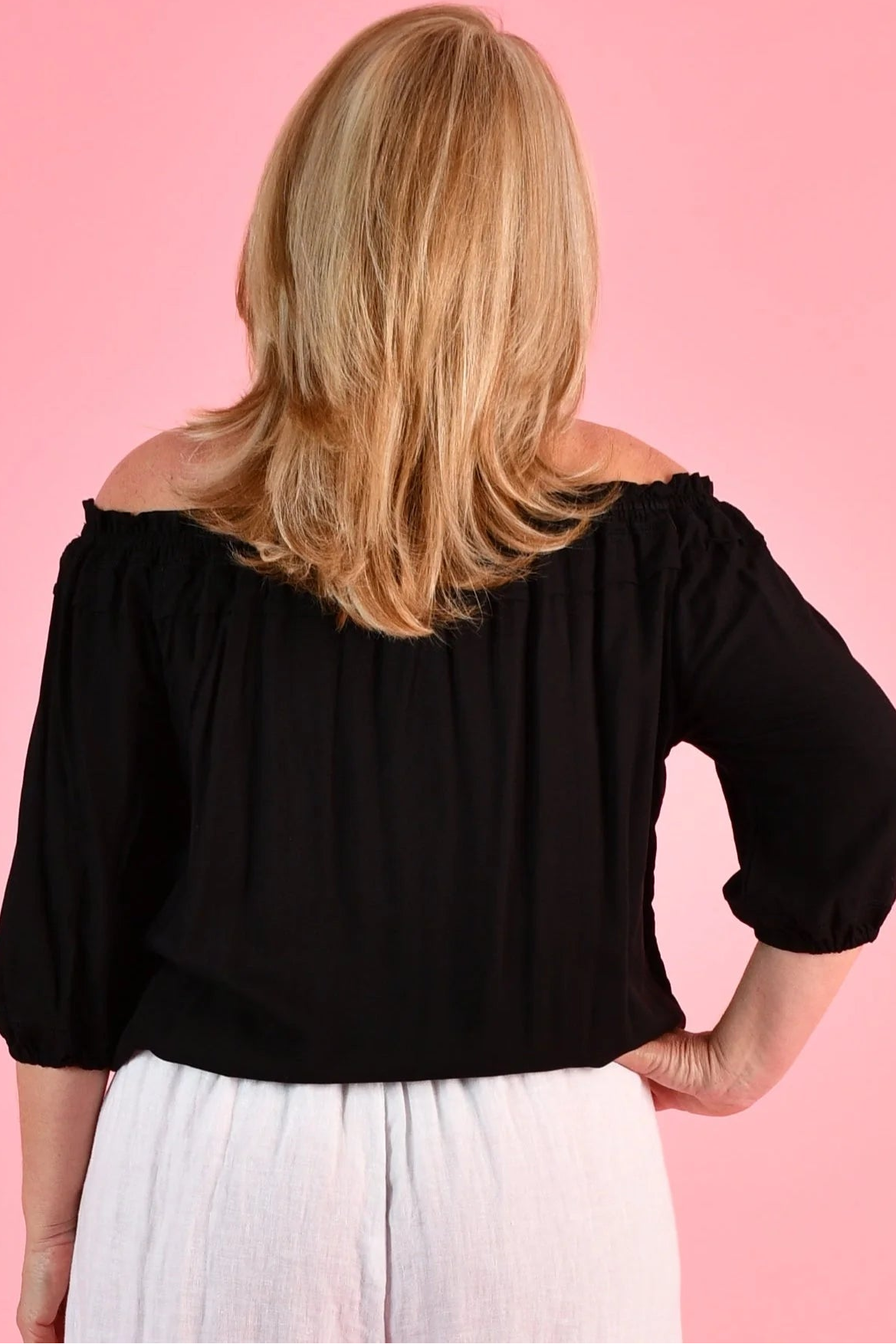 Peasant Rayon Top