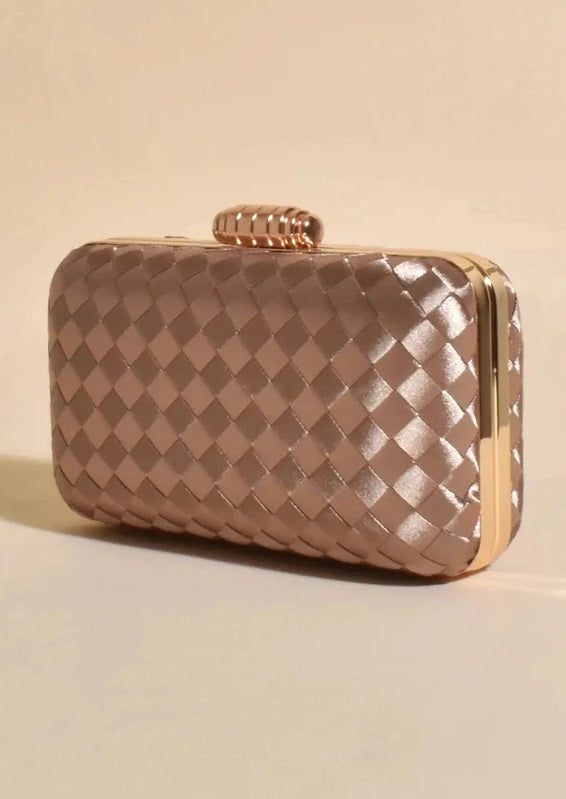 Aurelia Satin Plait Structured Case