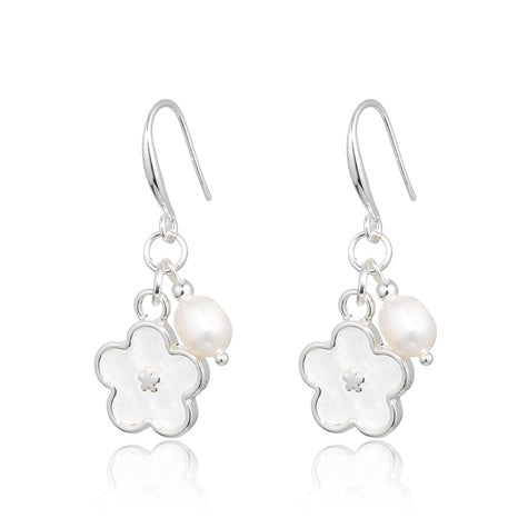 Lotus Leaf Clover Earrings - Set of Two