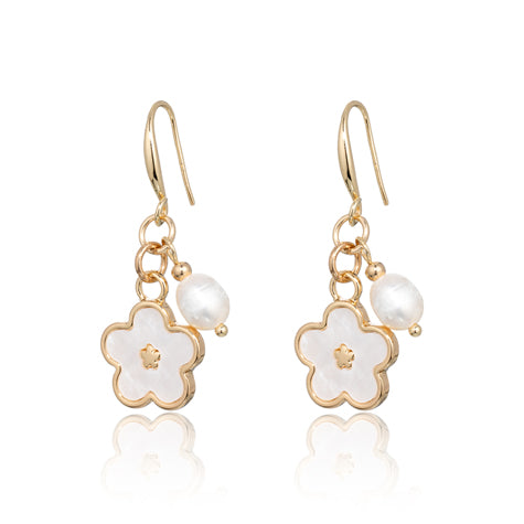 Lotus Leaf Clover Earrings - Set of Two