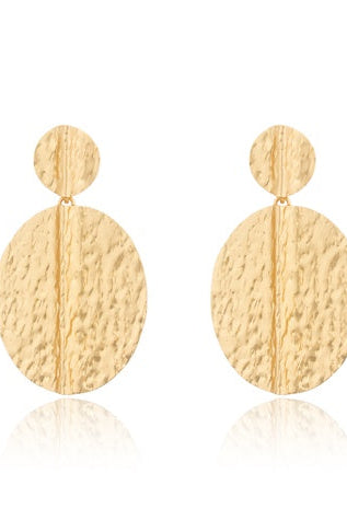 Gilda Wooden Teardrop Earrings - Set of Two