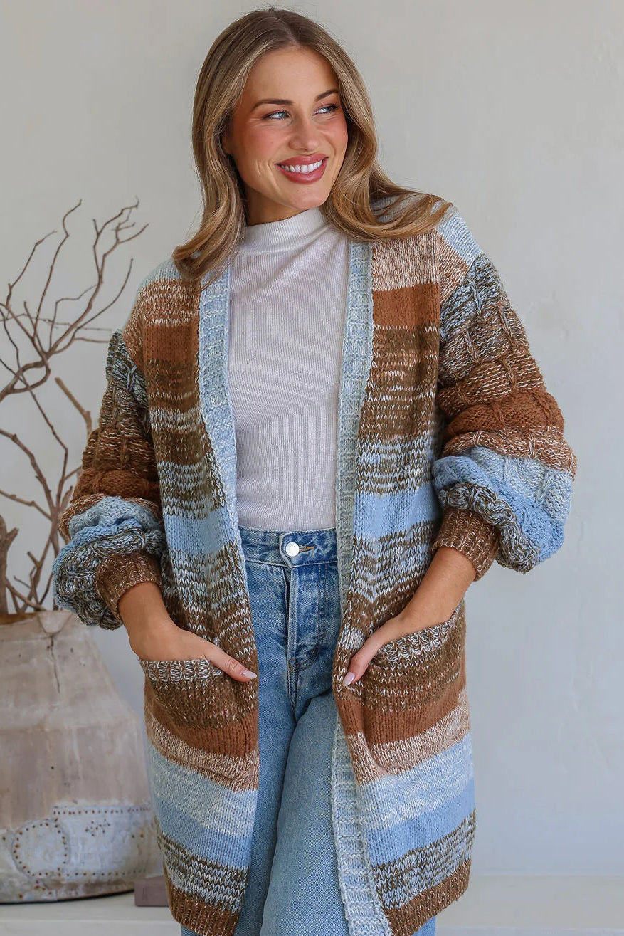 Puff Knit Cardigan