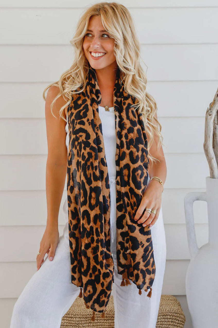 Leopard Scarf