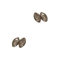 Double Round Diamond Earrings